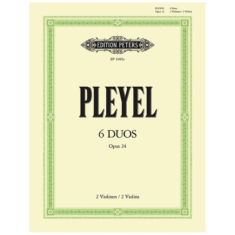 Pleyel, Ignaz Joseph - 6 Duets Op.24