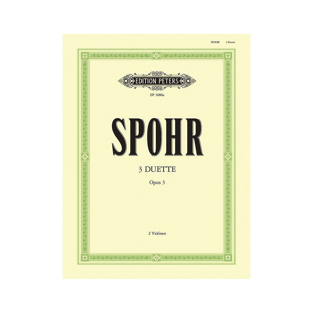 Spohr, Louis - 3 Duets Op.3
