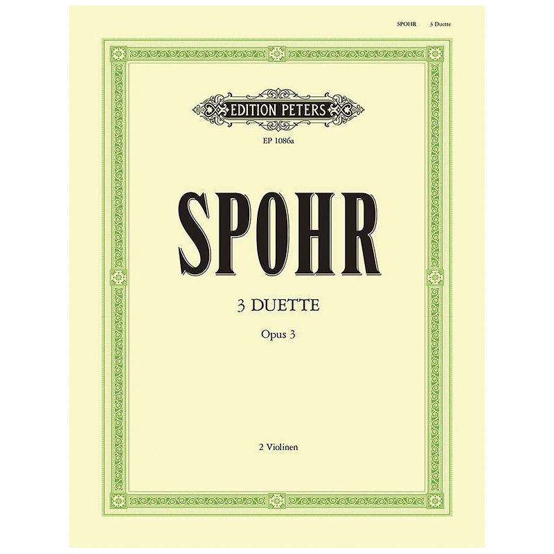 Spohr, Louis - 3 Duets Op.3