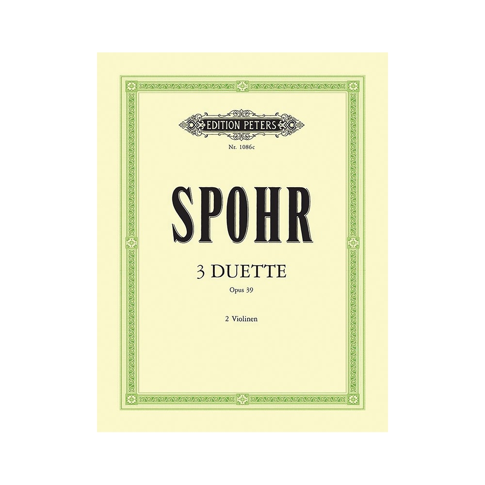 Spohr, Louis - 3 Duets Op.39