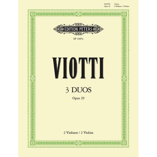 Viotti, Giovanni Battista - 3 Duets Op.29
