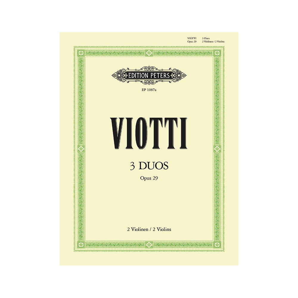 Viotti, Giovanni Battista - 3 Duets Op.29