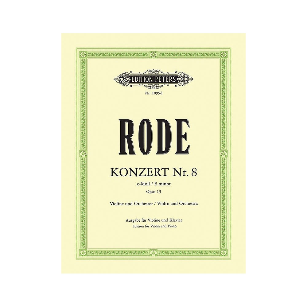 Rode, Pierre - Concerto No.8 in E minor