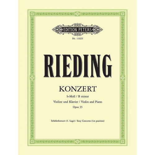 Rieding, O. - Concerto in B minor Op.35