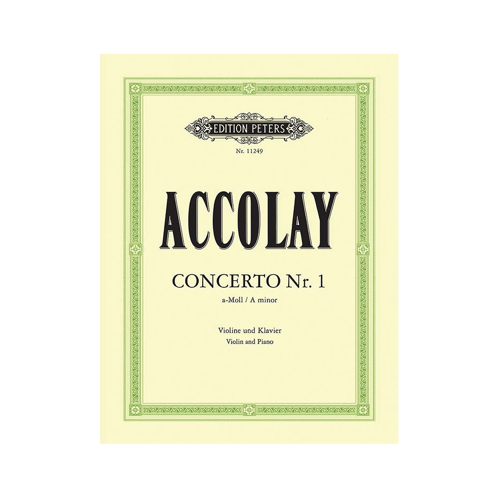 Accolay, Jean B - Violin Concerto Nº1 in A minor
