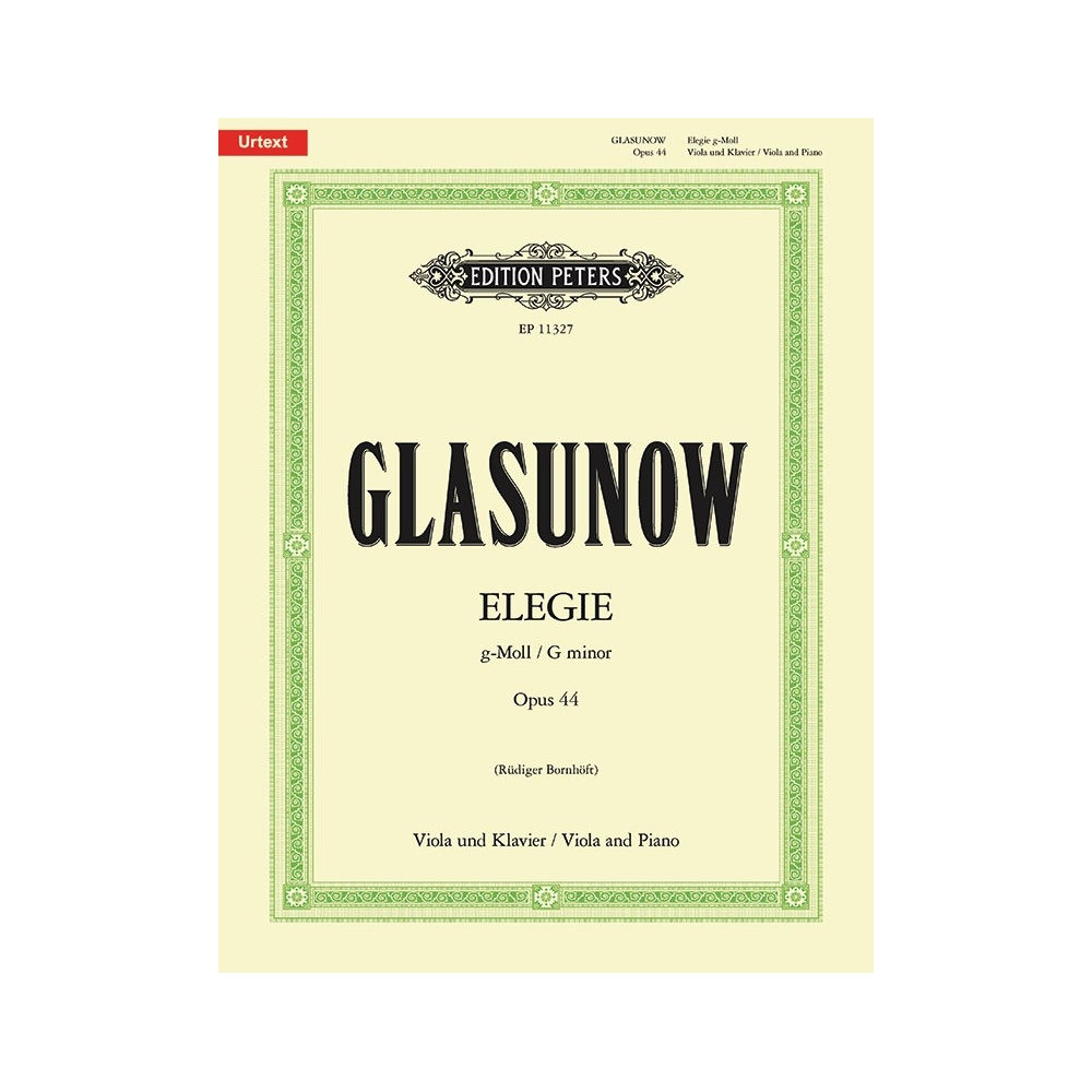 Glazunov, Alexander - Elegie (Va)