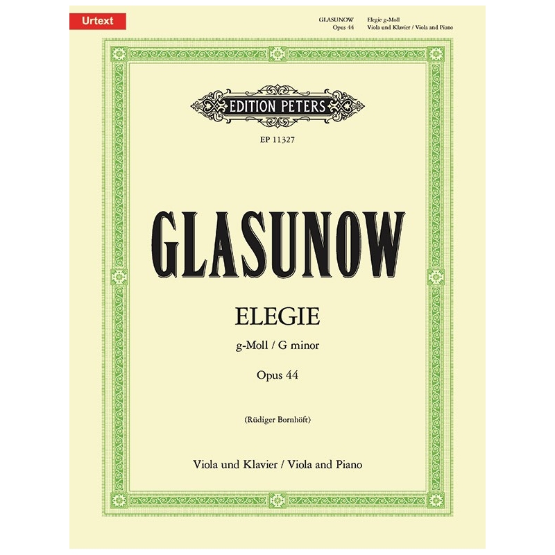 Glazunov, Alexander - Elegie (Va)