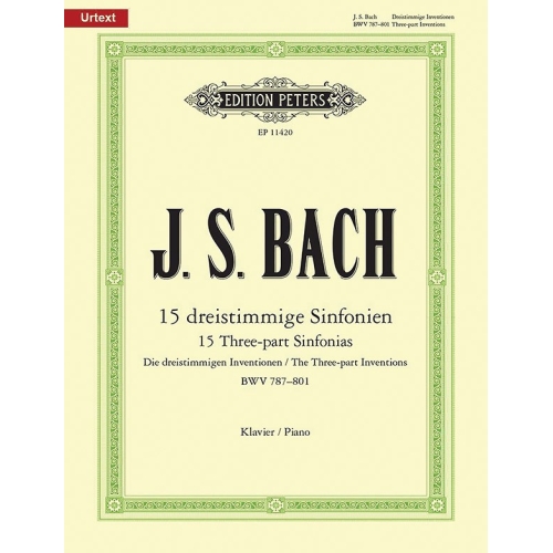 Bach, J S - Three Part...