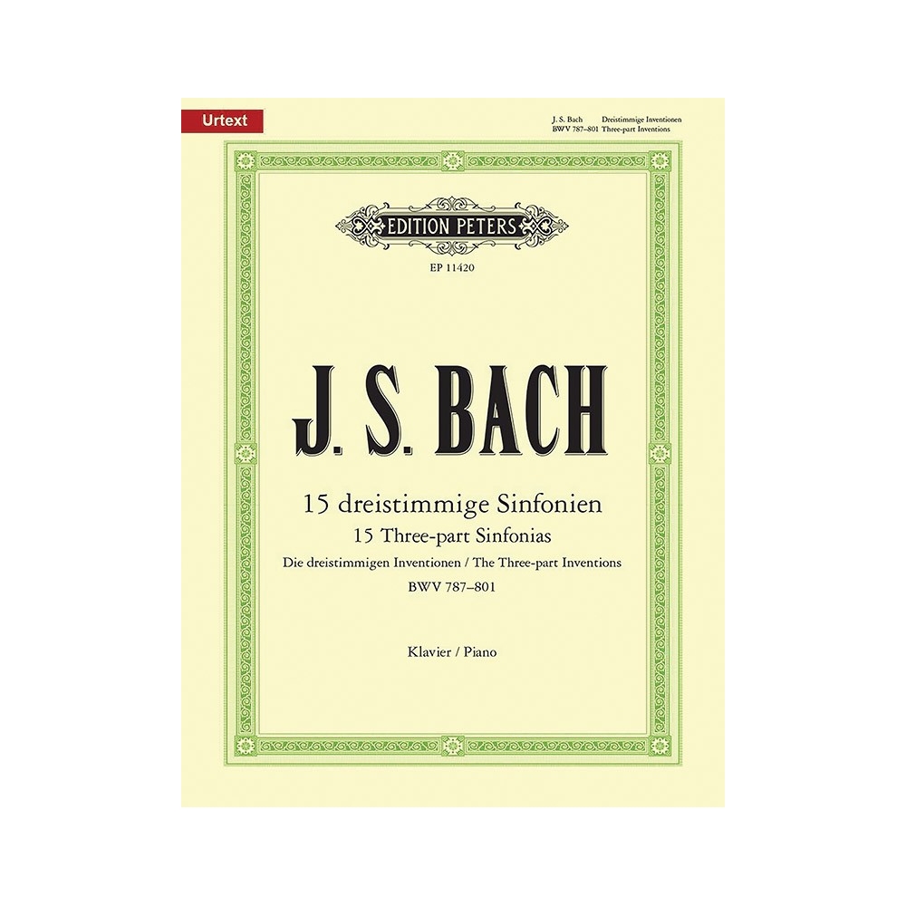 Bach, J S - Three Part Inventions (Sinfonias)