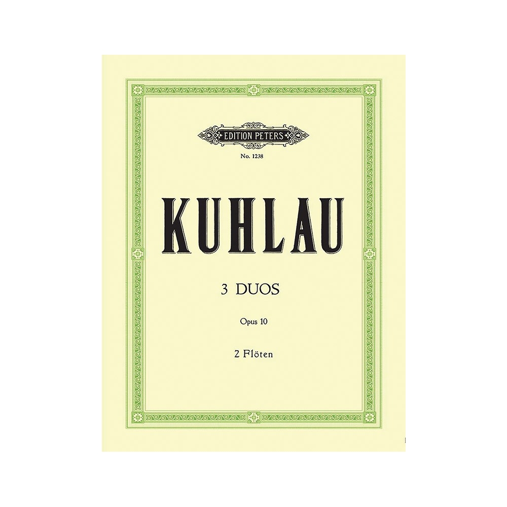 Kuhlau, Friedrich - 3 Duos Op.10