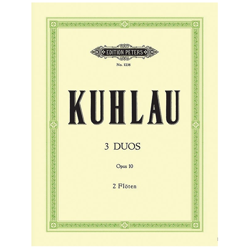 Kuhlau, Friedrich - 3 Duos Op.10
