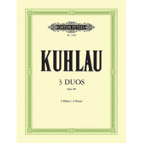 Kuhlau, Friedrich - 3 Duos Op.80