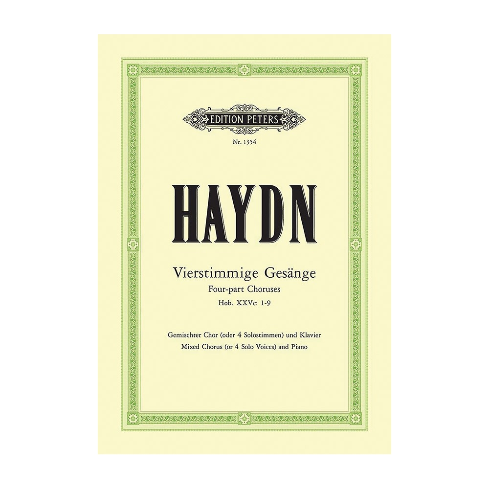 Haydn, Joseph - 9 Four-Part Songs
