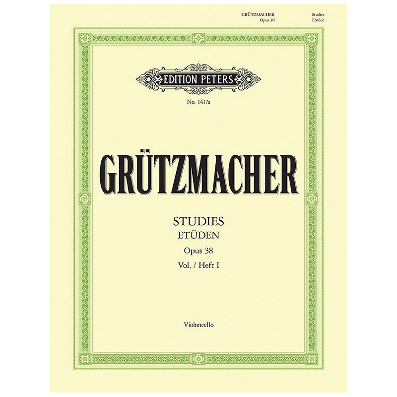 Grutzmacher, Friedrich - 24 Studies Op.38 Vol.1