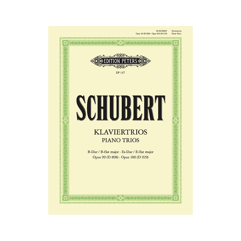 Schubert, Franz - Piano Trios in B flat Op.99: E flat Op.100