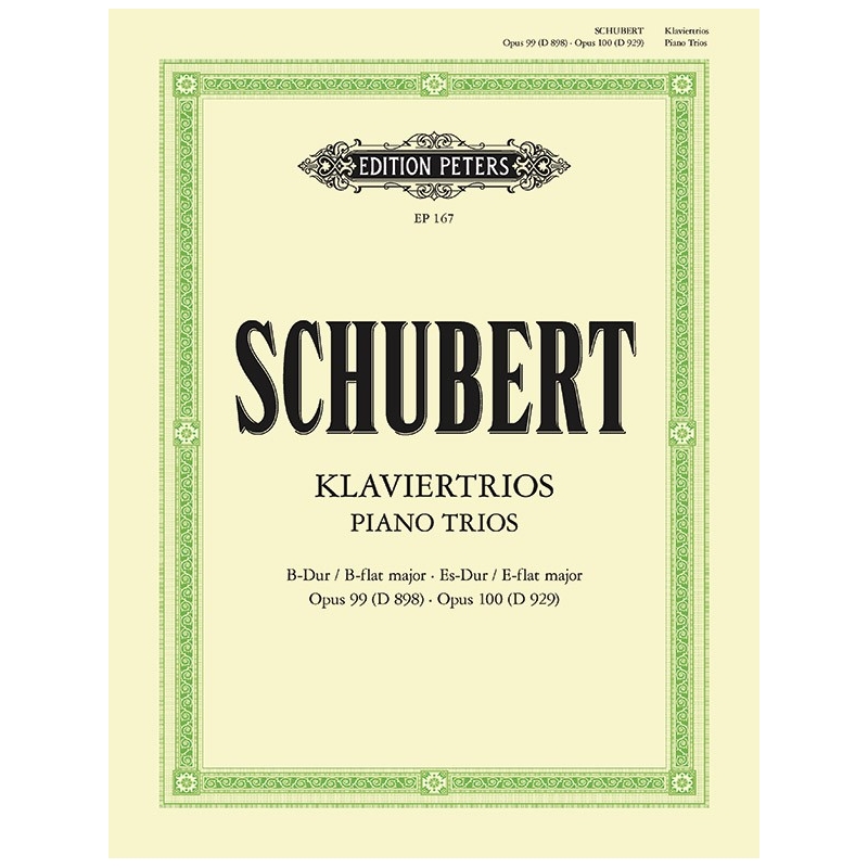 Schubert, Franz - Piano Trios in B flat Op.99: E flat Op.100