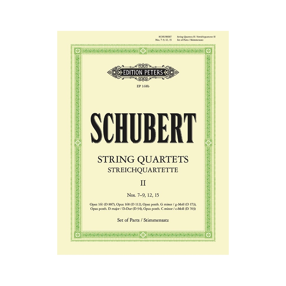 Schubert, Franz - String Quartets, complete Vol.2