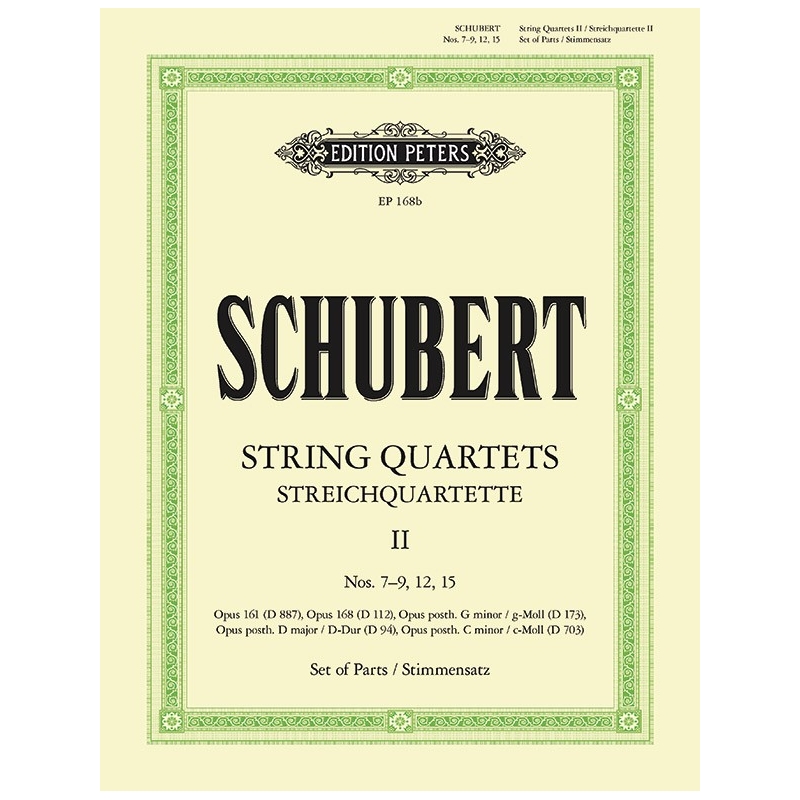 Schubert, Franz - String Quartets, complete Vol.2