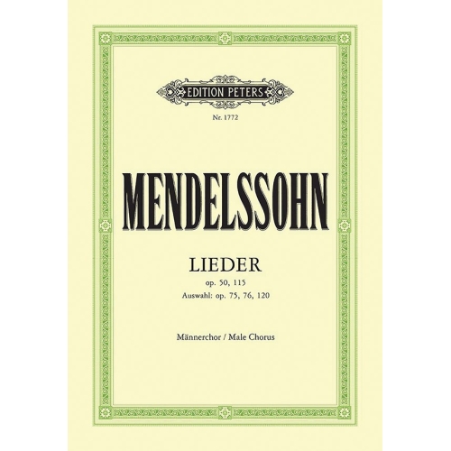 Mendelssohn, Felix - 17 Male Choruses