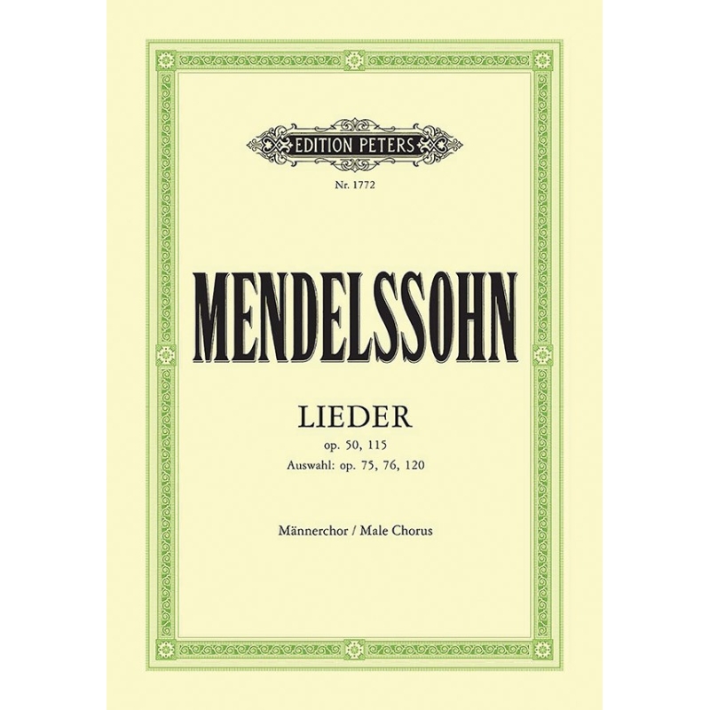 Mendelssohn, Felix - 17 Male Choruses