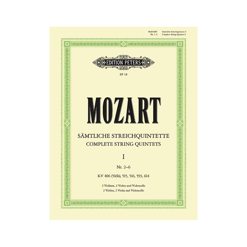 Mozart, Wolfgang Amadeus - String Quintets, complete Vol.I