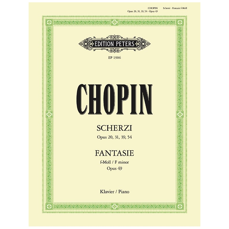 Chopin, Frédéric - Scherzos: Fantasy in F minor