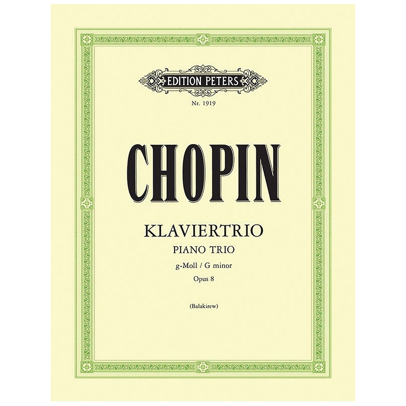 Chopin, Frédéric - Trio in G minor Op.8