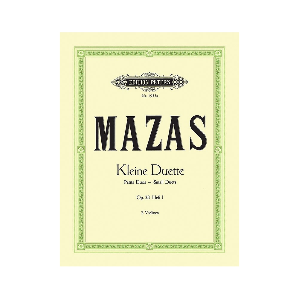 Mazas, Jacques-Féréol - Small Duets Op.38 Vol.I