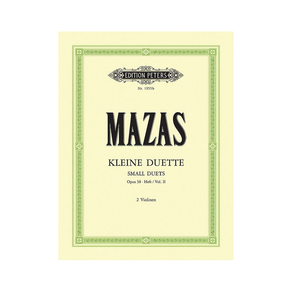 Mazas, Jacques-Féréol - Small Duets Op.38 Vol.II