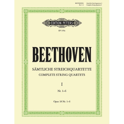 Beethoven, Ludwig van - String Quartets, complete Vol.1