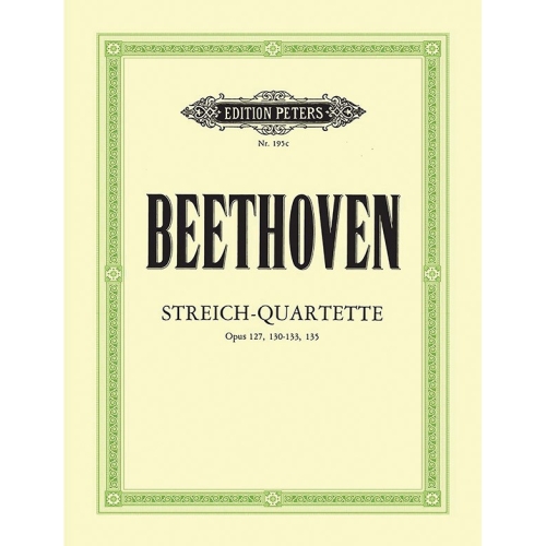 Beethoven, Ludwig van - String Quartets, complete Vol.3