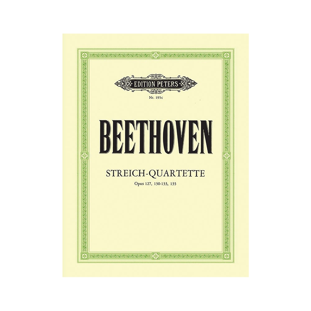 Beethoven, Ludwig van - String Quartets, complete Vol.3