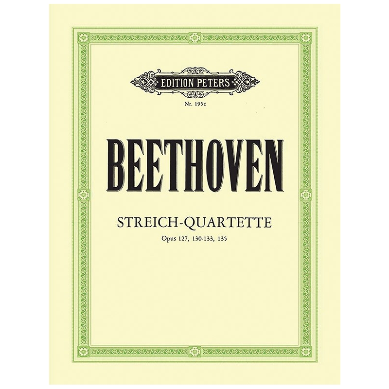 Beethoven, Ludwig van - String Quartets, complete Vol.3