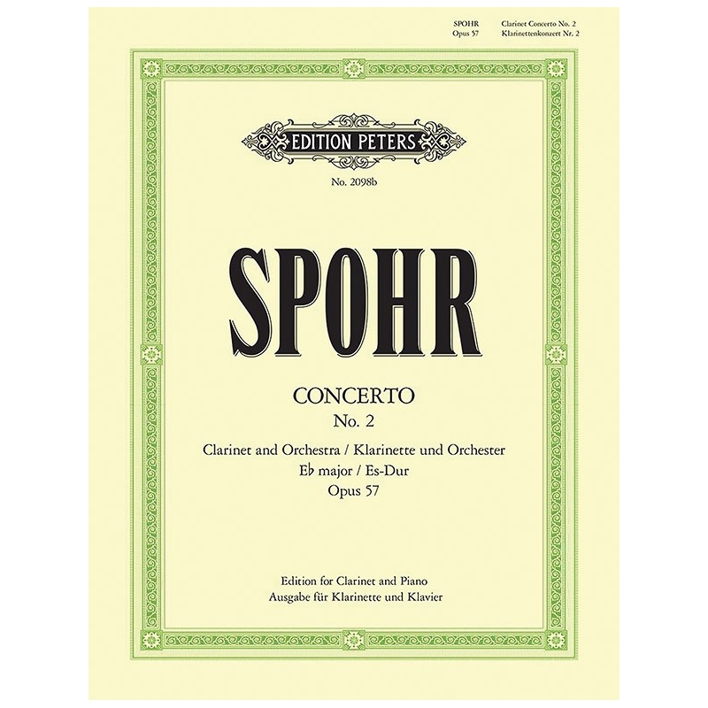Spohr, Louis - Clarinet Concerto No.2 in E flat minor Op.57