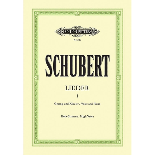 Schubert, Franz - Songs Vol.I - High