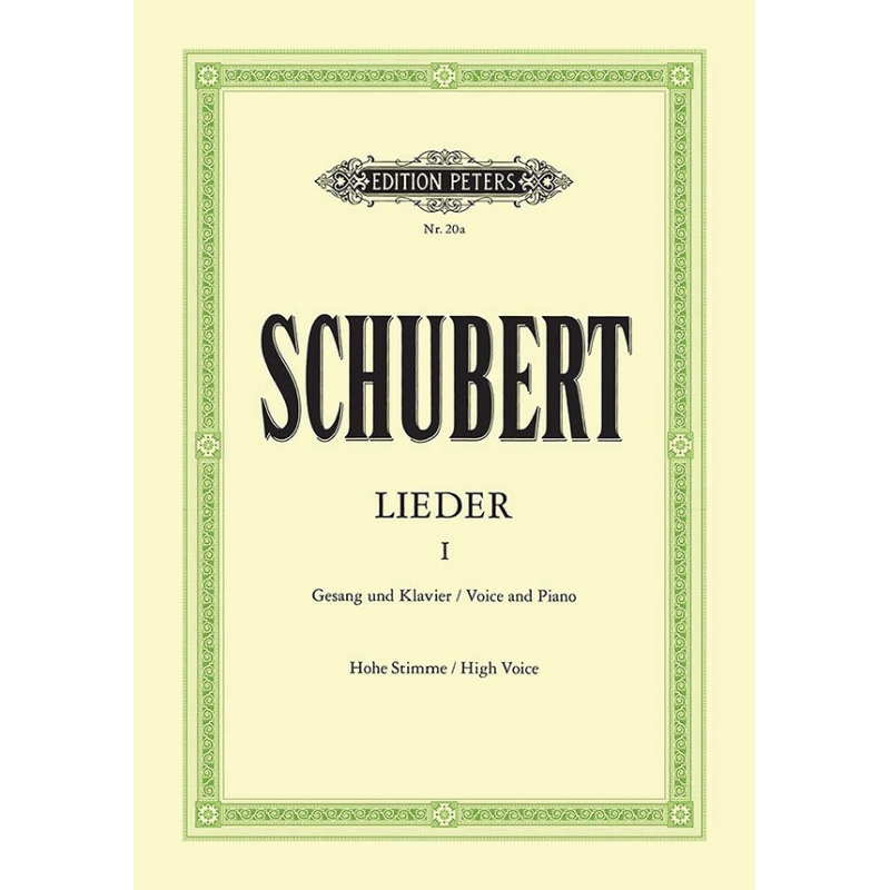 Schubert, Franz - Songs Vol.I - High