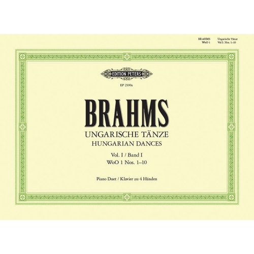 Brahms, Johannes - Hungarian Dances Vol.I