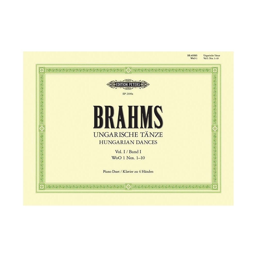 Brahms, Johannes - Hungarian Dances Vol.I