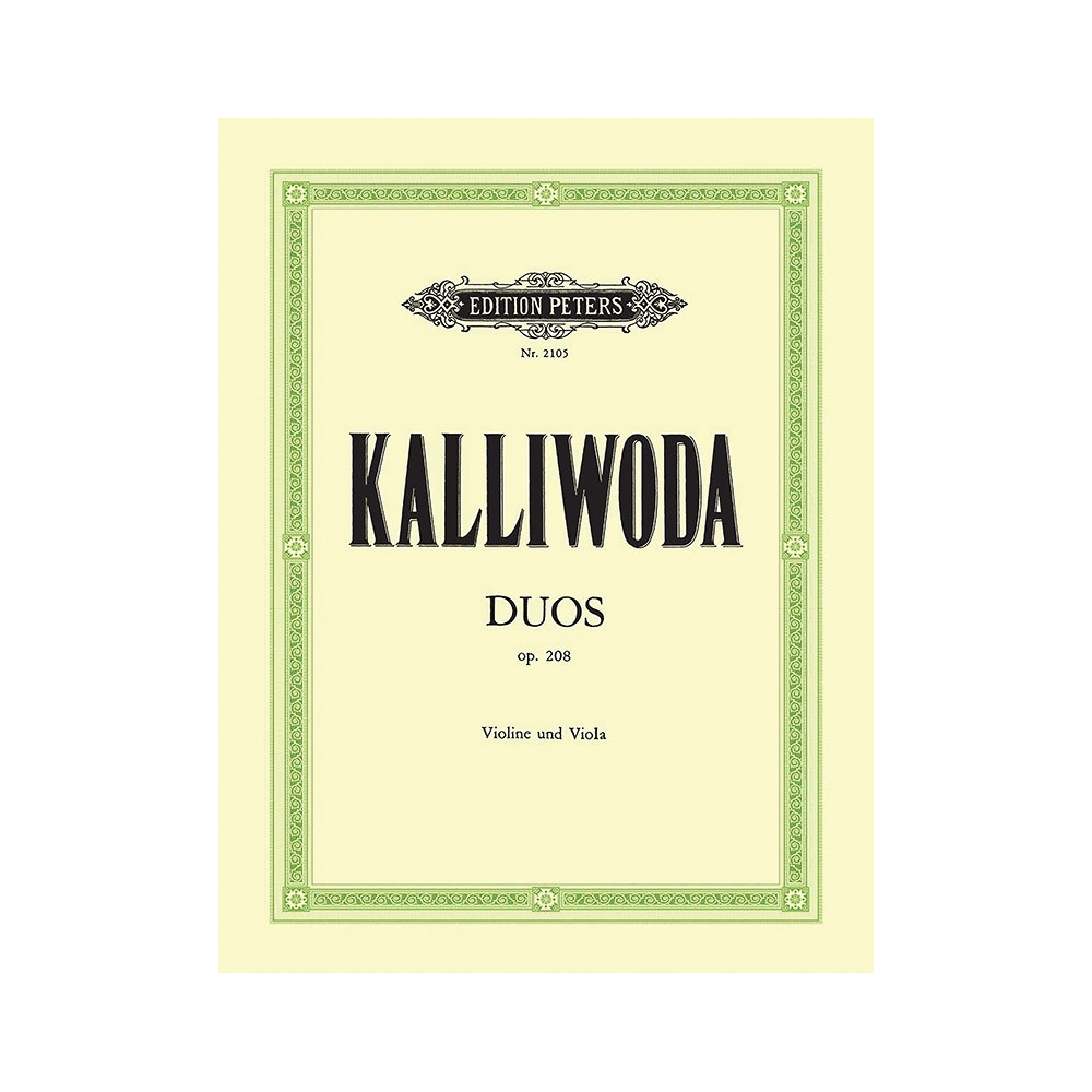 Kalliwoda, Johann Wenzel - 2 Duos in C, G Op.208