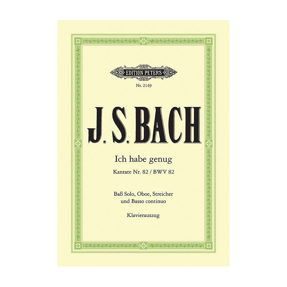 Bach, J S - Cantata No.82 Ich habe genug