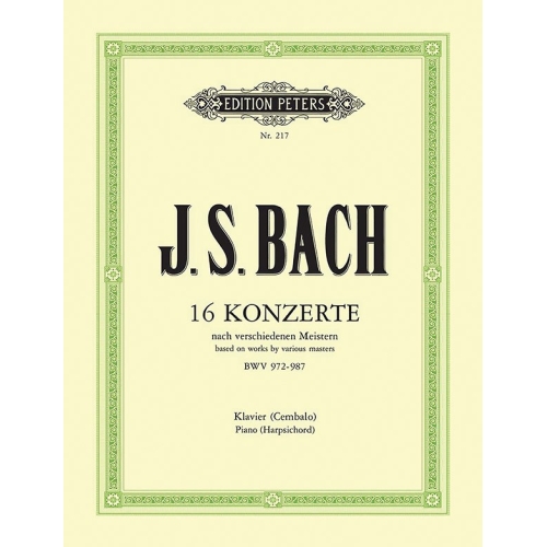 Bach, Johann Sebastian - Concertos after Marcello, Telemann, Vivaldi etc. Vol.3