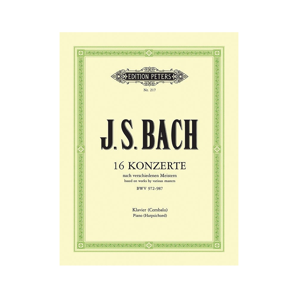 Bach, Johann Sebastian - Concertos after Marcello, Telemann, Vivaldi etc. Vol.3
