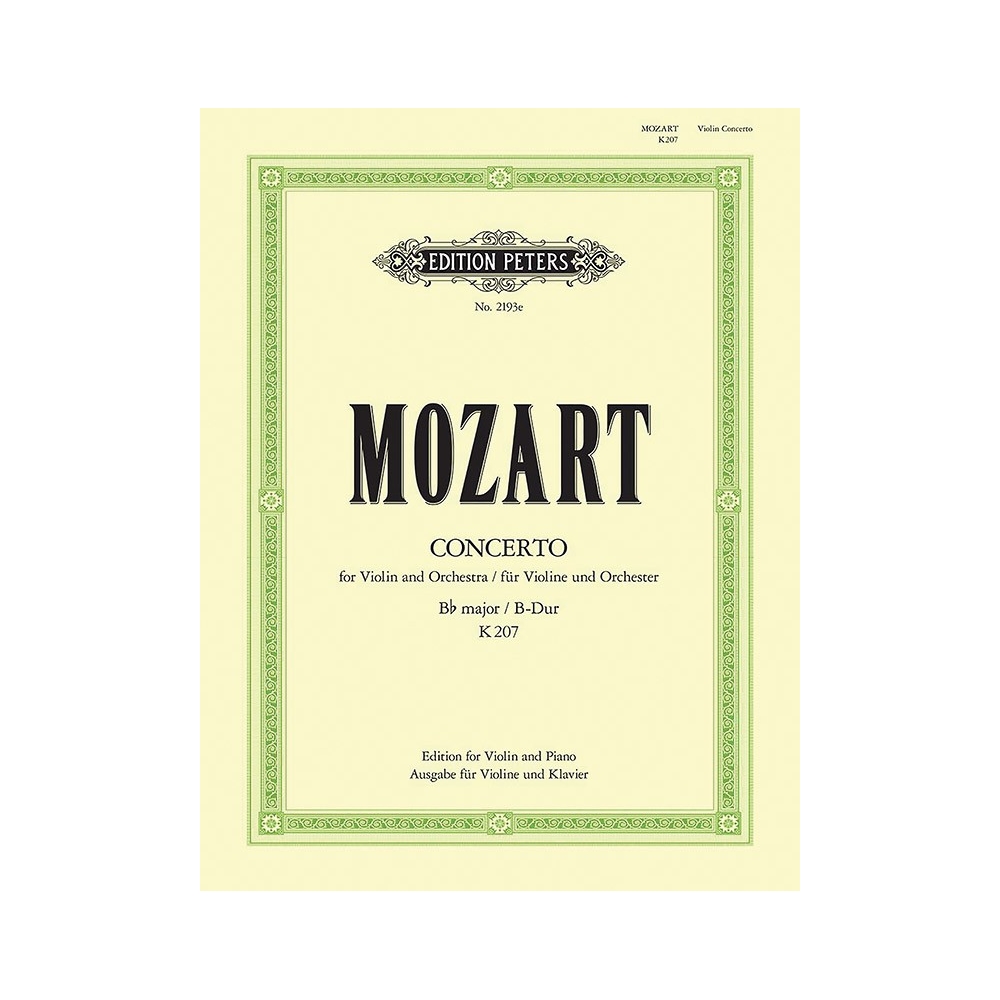 Mozart, Wolfgang Amadeus - Concerto No.1 in B flat K207