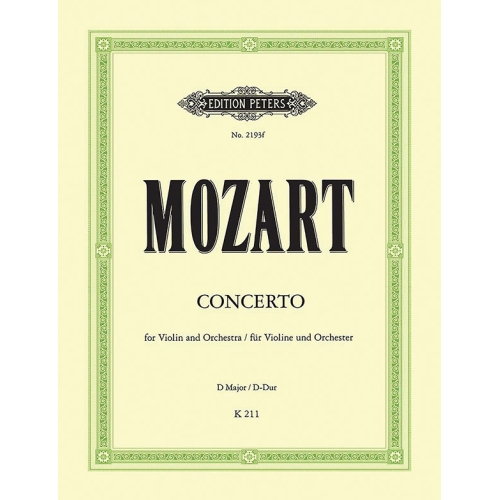 Mozart, Wolfgang Amadeus - Concerto No.2 in D K211
