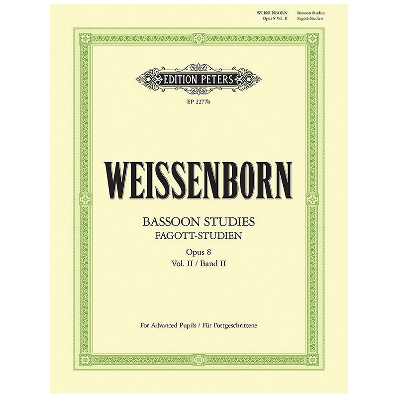 Weissenborn, Julius - Studies Op.8  Vol.2