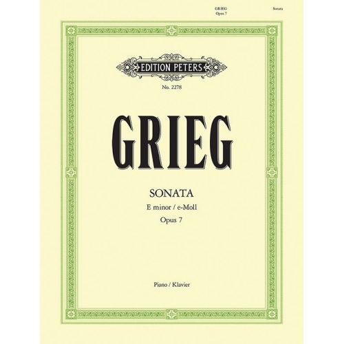 Grieg, Edvard - Sonata in E...