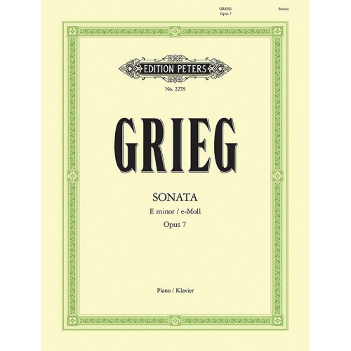 Grieg, Edvard - Sonata in E...