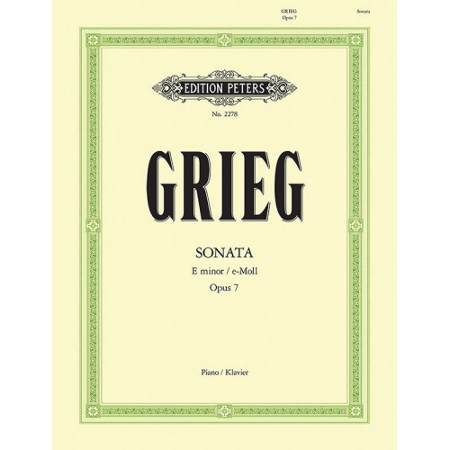 Grieg, Edvard - Sonata in E minor Op.7