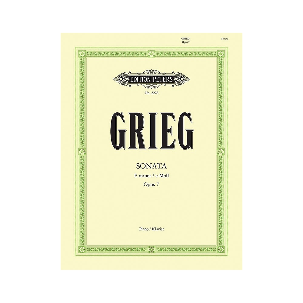 Grieg, Edvard - Sonata in E minor Op.7