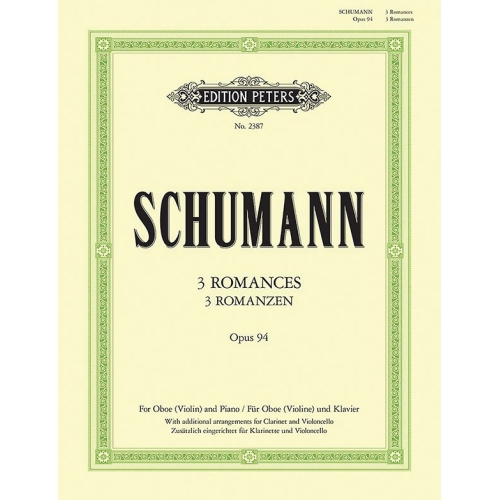 Schumann, Robert - 3 Romances Op.94